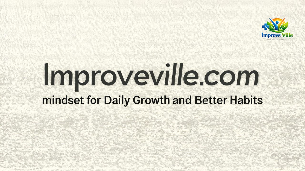 Improveville.com mindset for Daily Growth and Better Habits