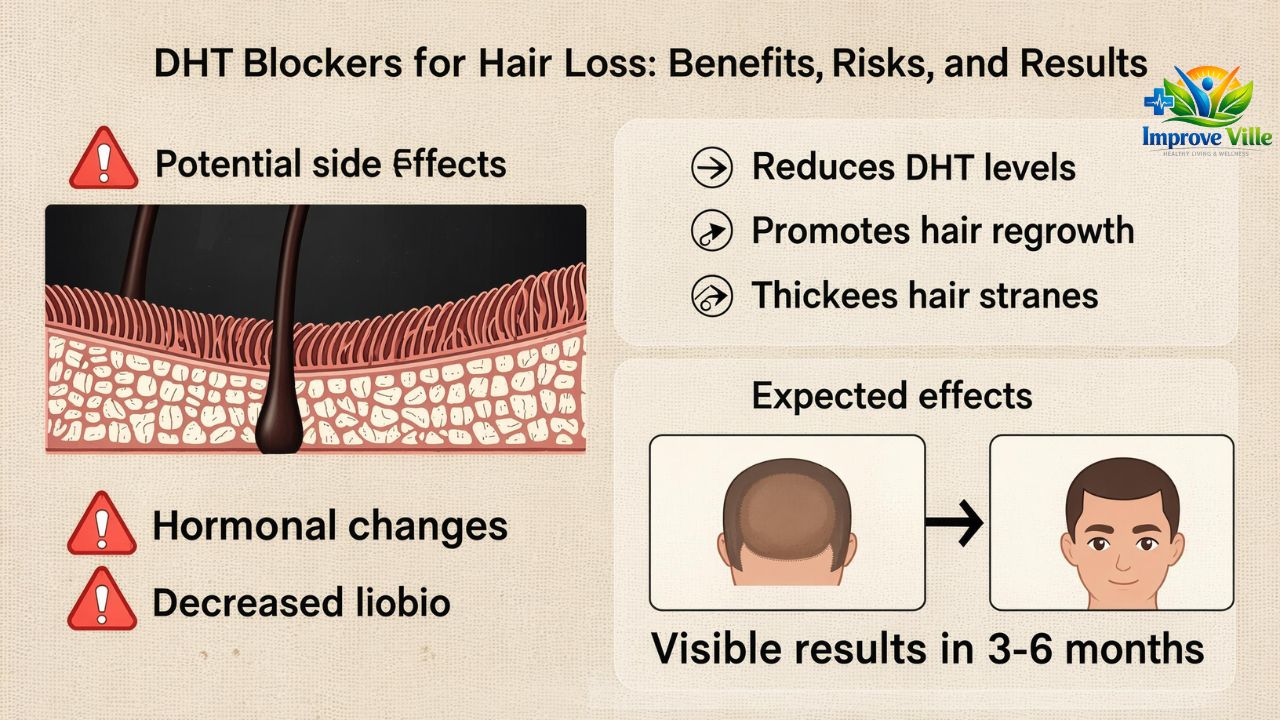 DHT Blockers for Hair Loss: Benefits, Risks, and Results