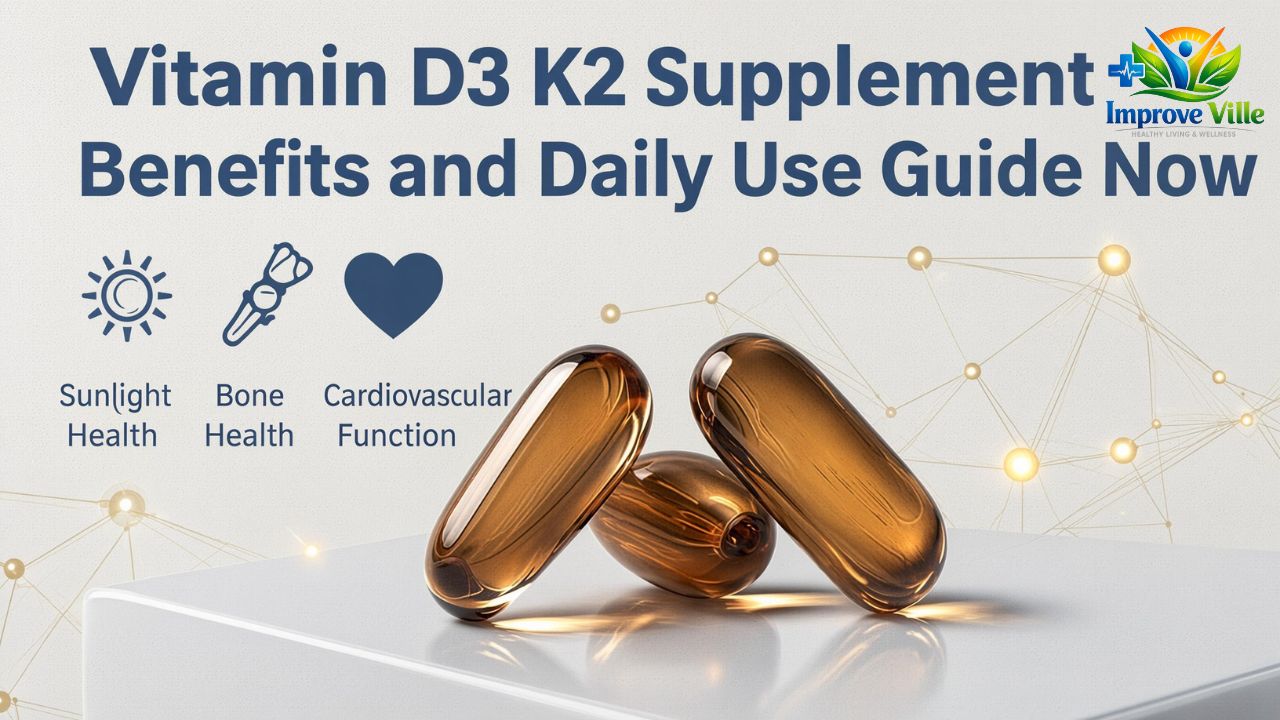 Vitamin D3 K2 Supplement Benefits and Daily Use Guide Now